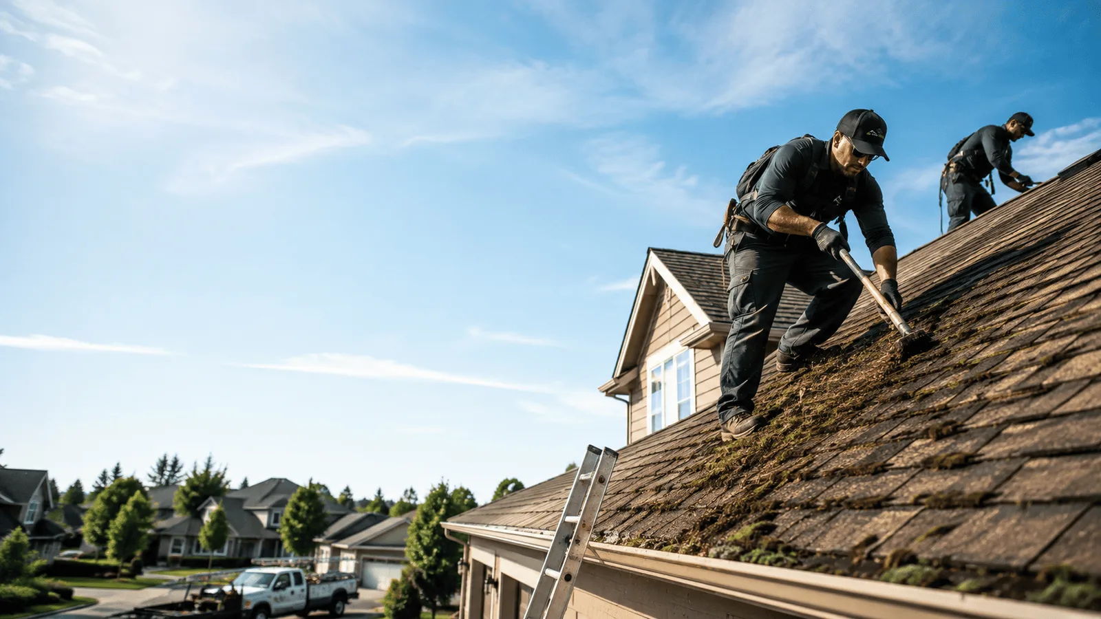 Roof Moss Removal in Nederland, TX near me